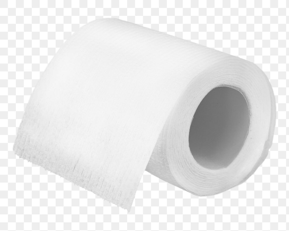 Toilet roll png, isolated object, transparent background