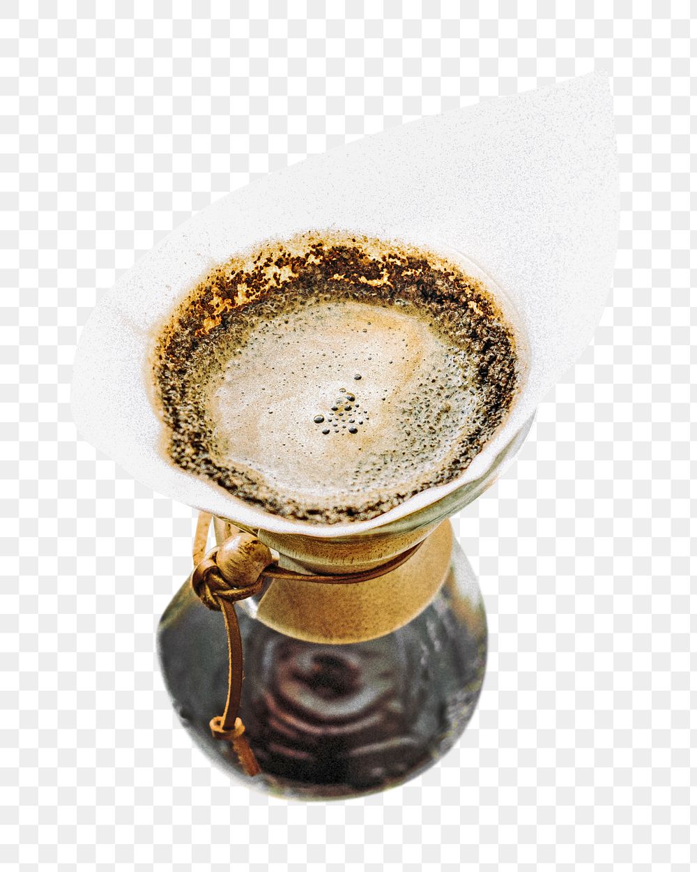 PNG Drip coffee, collage element, transparent background