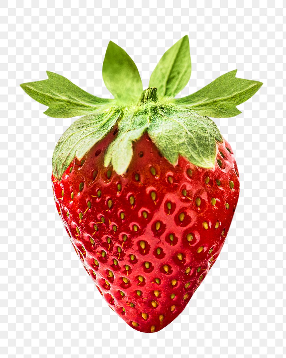 Strawberry fruit png, transparent background