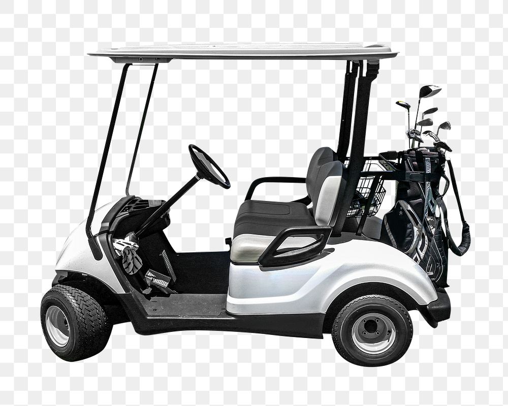 Png golf cart, isolated object , transparent background