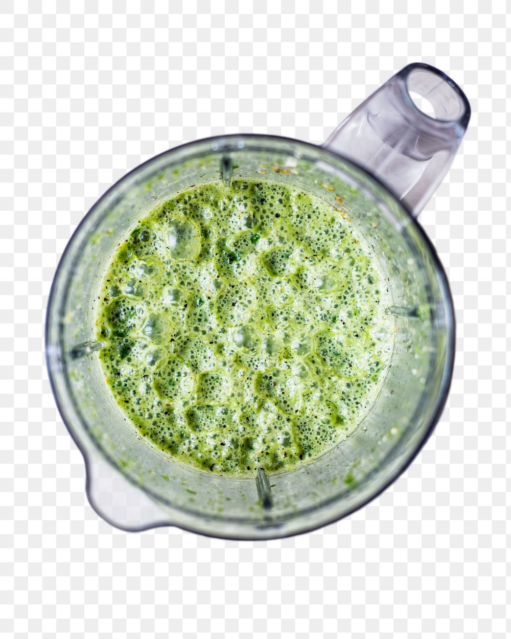 Green smoothie png, transparent background