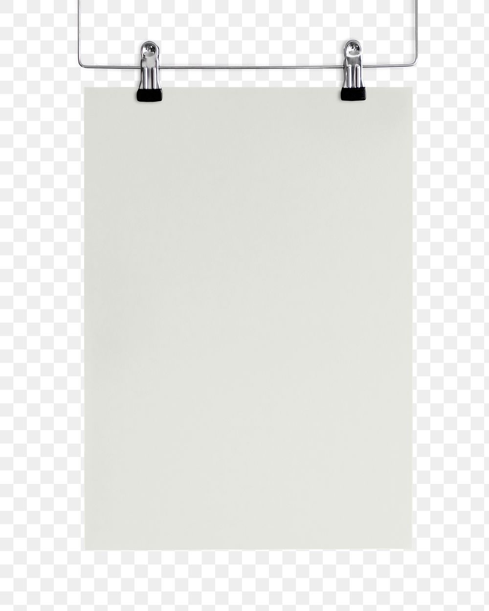 PNG Blank hanging poster  transparent background
