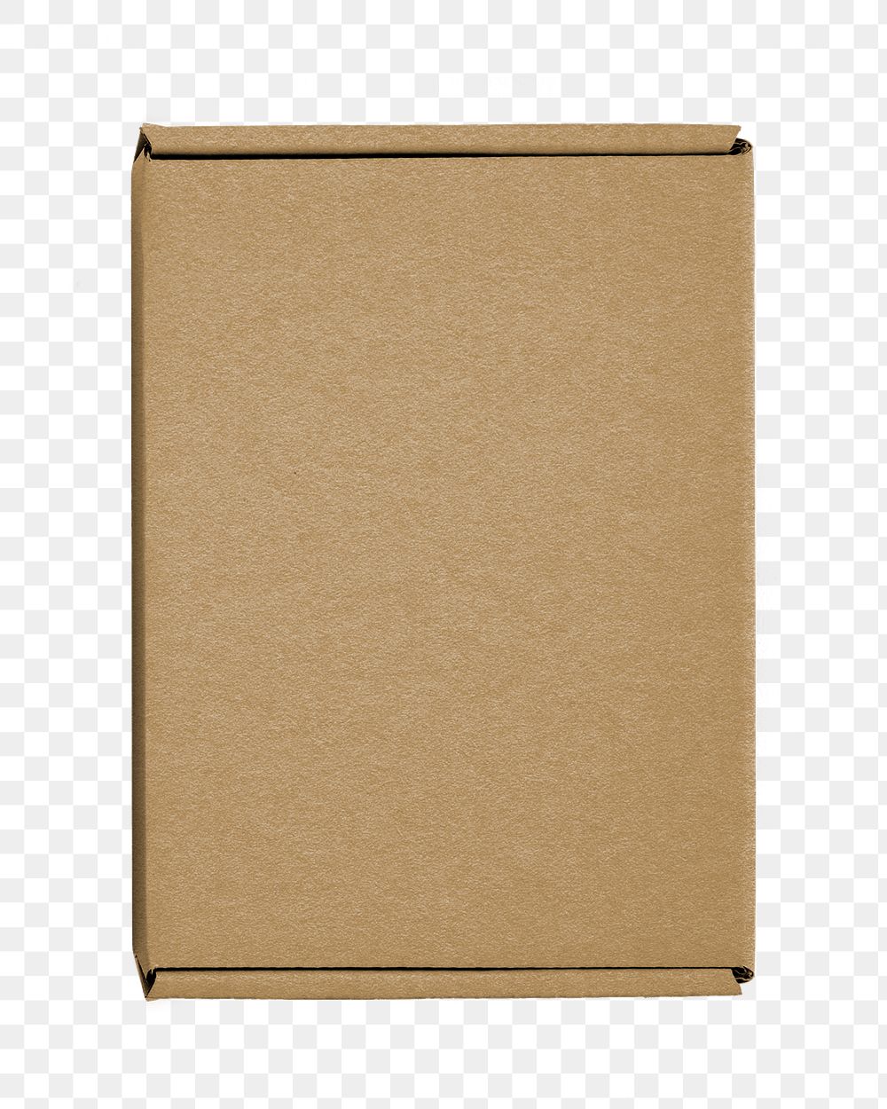 PNG Kraft box transparent background