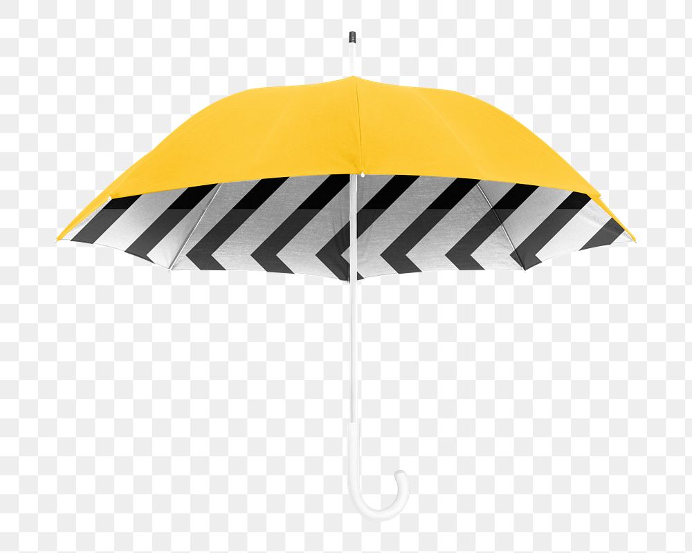 PNG Yellow umbrella transparent background