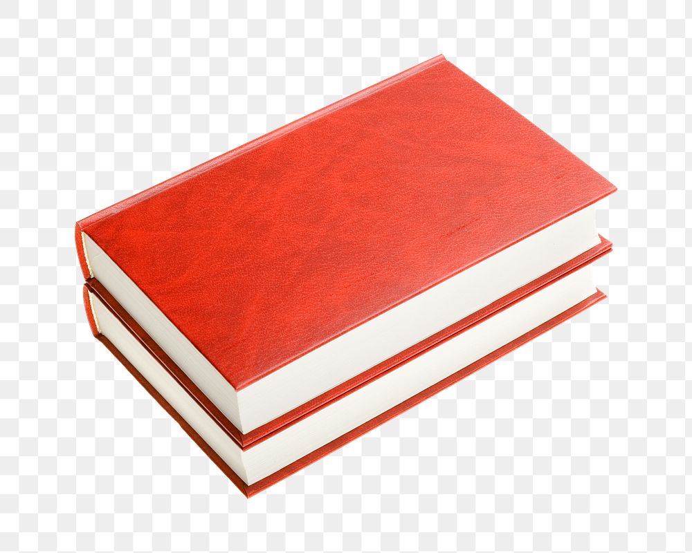 Png book, isolated object, transparent background