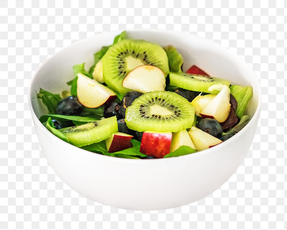 Mixed fruit salad png, transparent background
