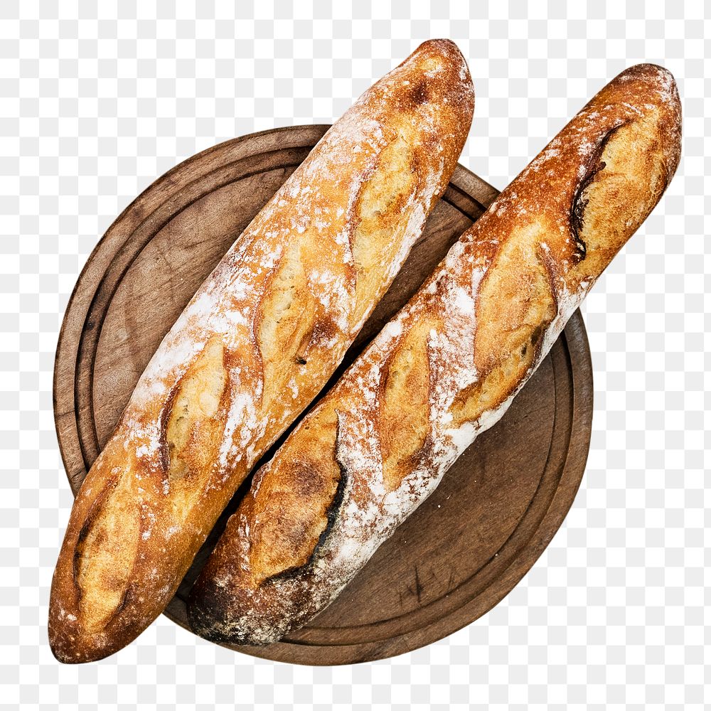 Bread png collage element, transparent background