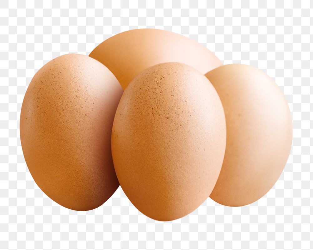 Chicken eggs png, food element, transparent background