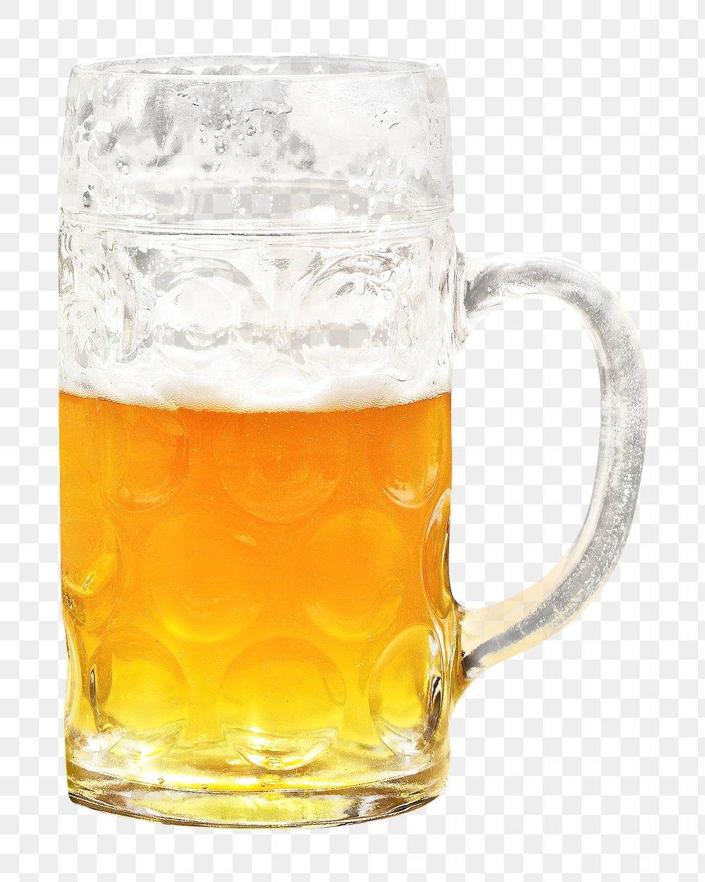 Png Beer glass alcoholic drink element, transparent background