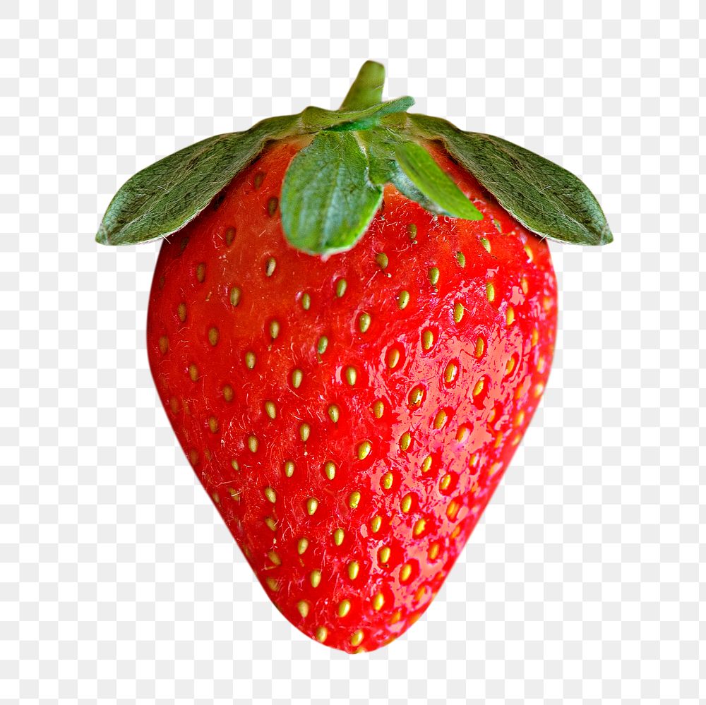 PNG strawberry, collage element, transparent background