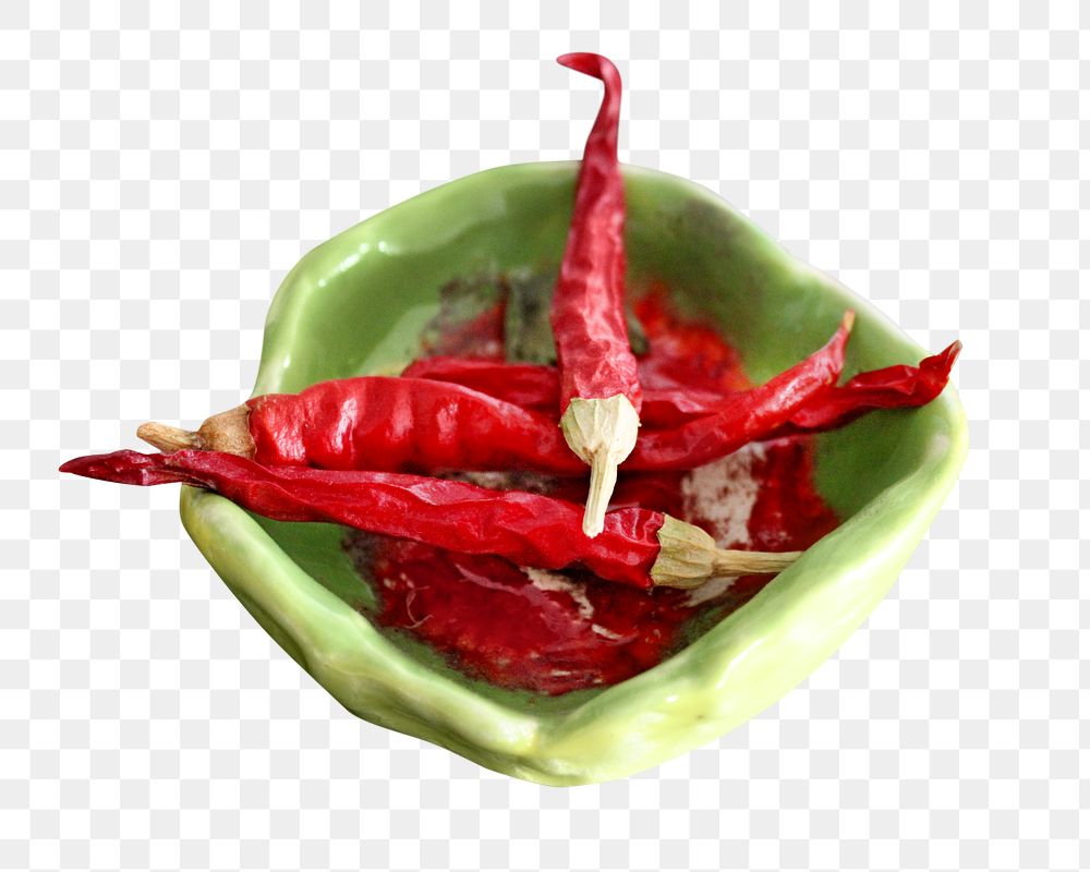 PNG Red chili, collage element, transparent background