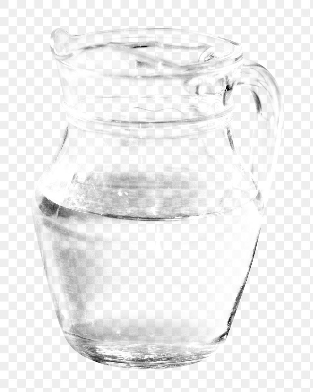 Png water jug element, transparent background