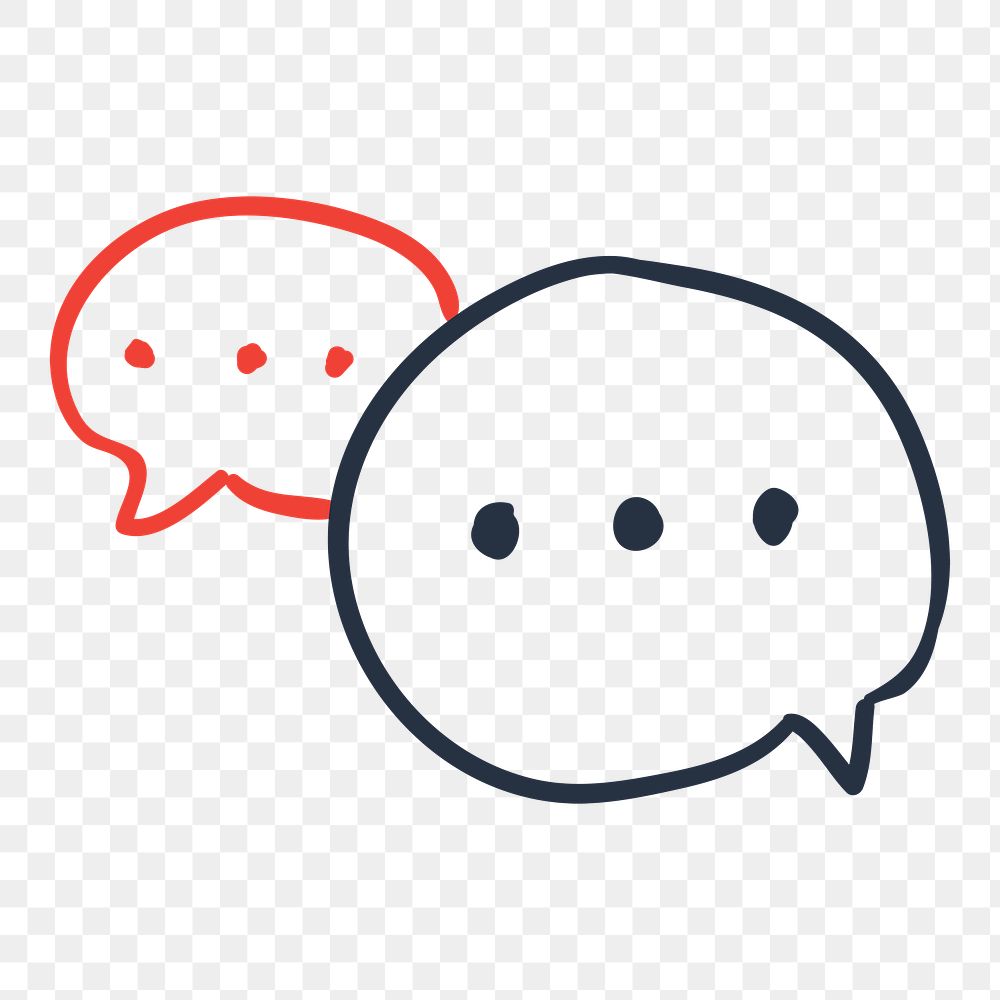 PNG text bubble, message & communication transparent background