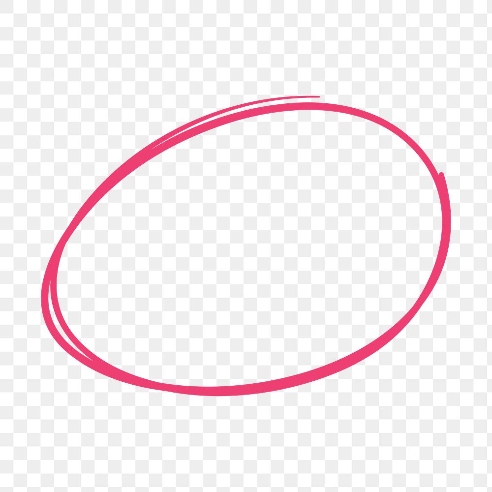 PNG pink circle, speech bubble transparent background