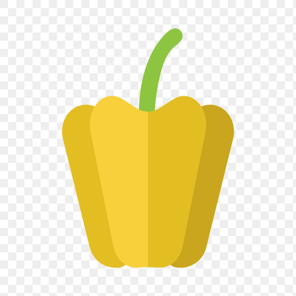 PNG yellow bell pepper, food transparent background