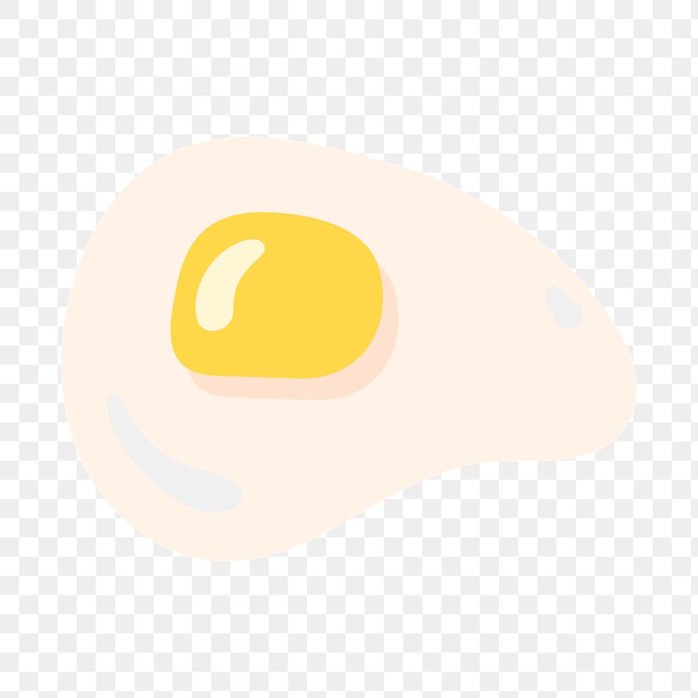 PNG fried egg, breakfast transparent background