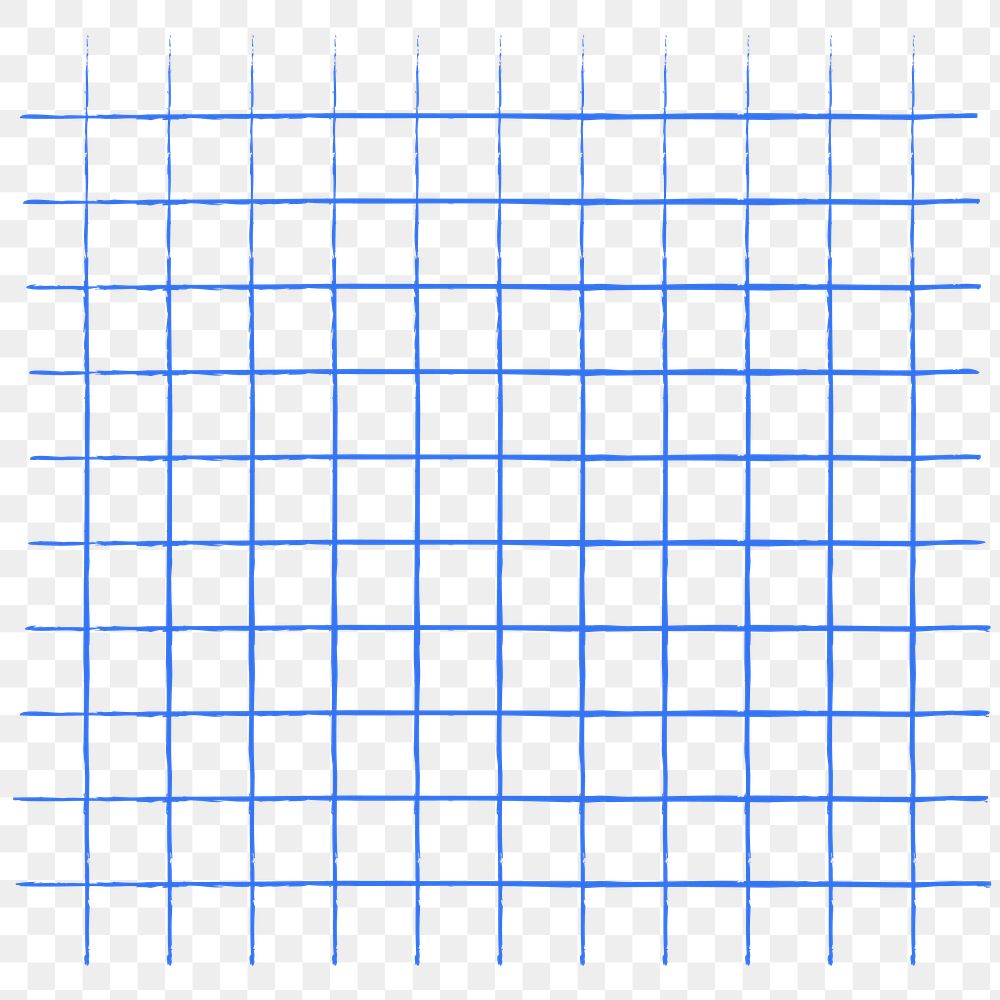 PNG blue grid pattern element transparent background