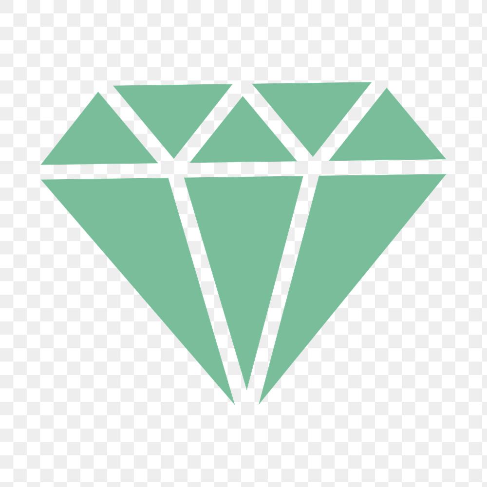 PNG Diamond silhouette, clipart, transparent background