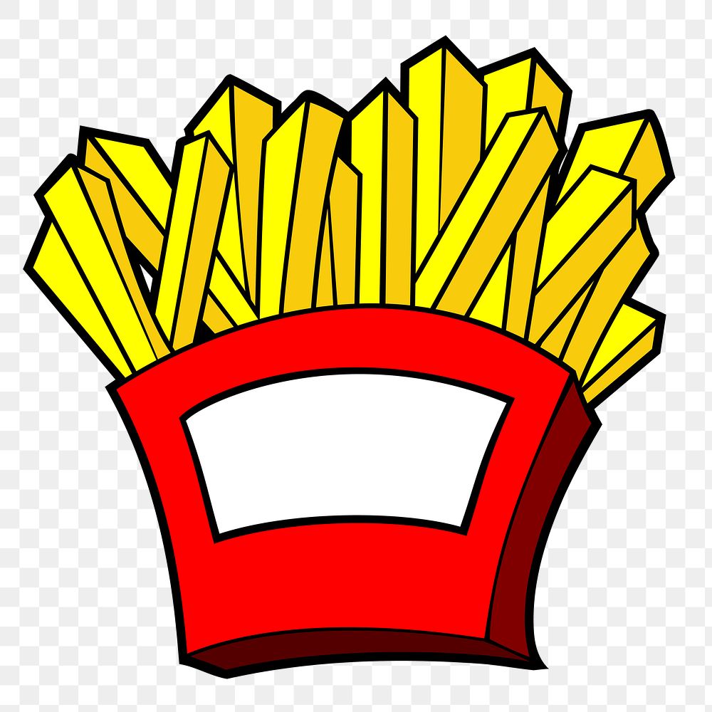 PNG French Fries, clipart, transparent background