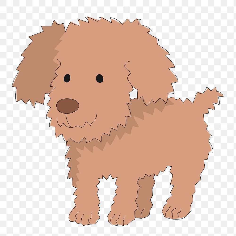 PNG Toy Poodle dog, clipart, transparent background