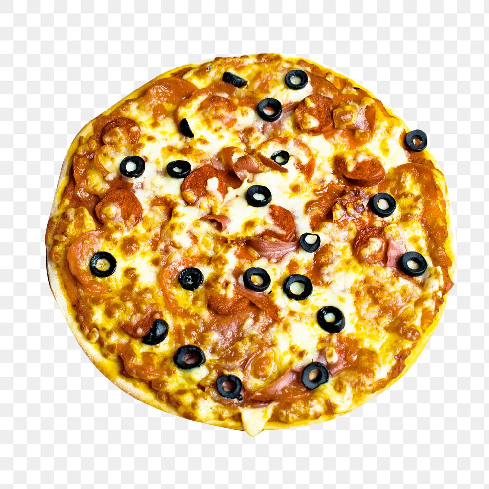 PNG pizza, collage element, transparent background