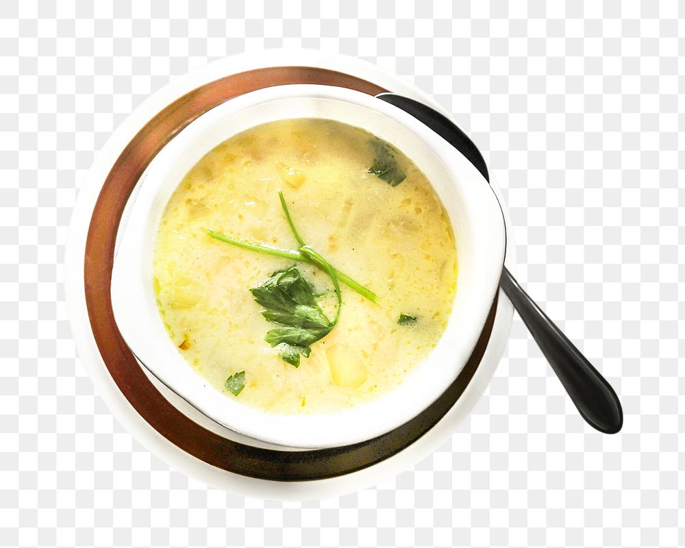Creamy soup png, transparent background