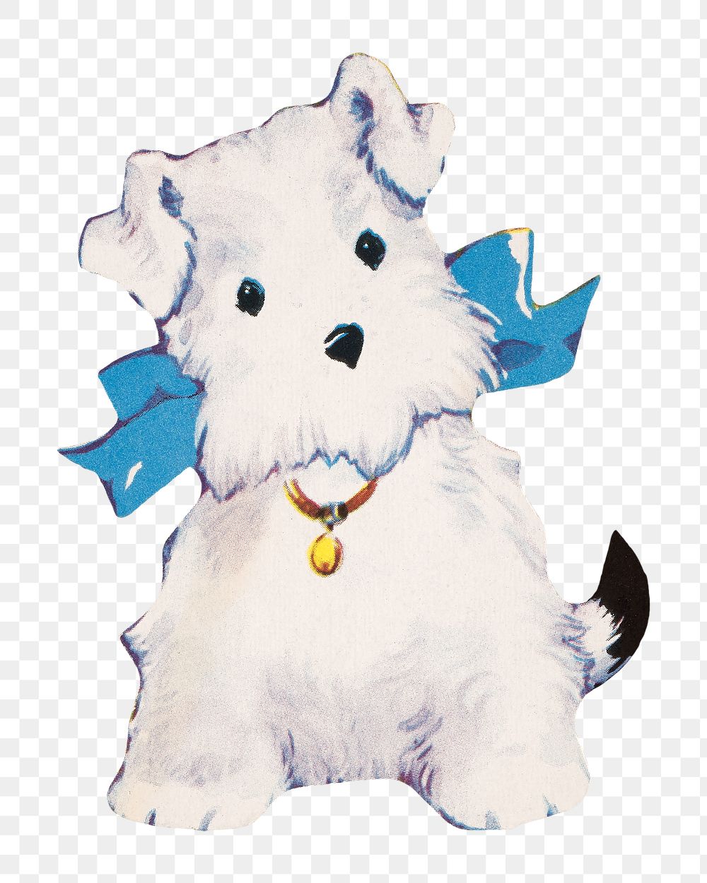 Dog png West Highland White Terrier, transparent background. Remixed by rawpixel.
