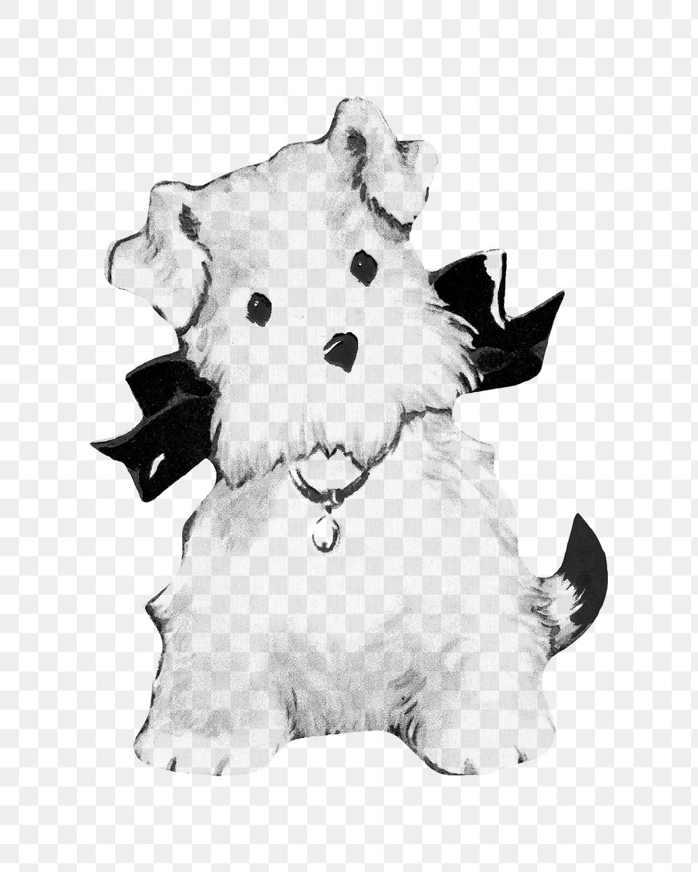 Dog png West Highland White Terrier, transparent background. Remixed by rawpixel.