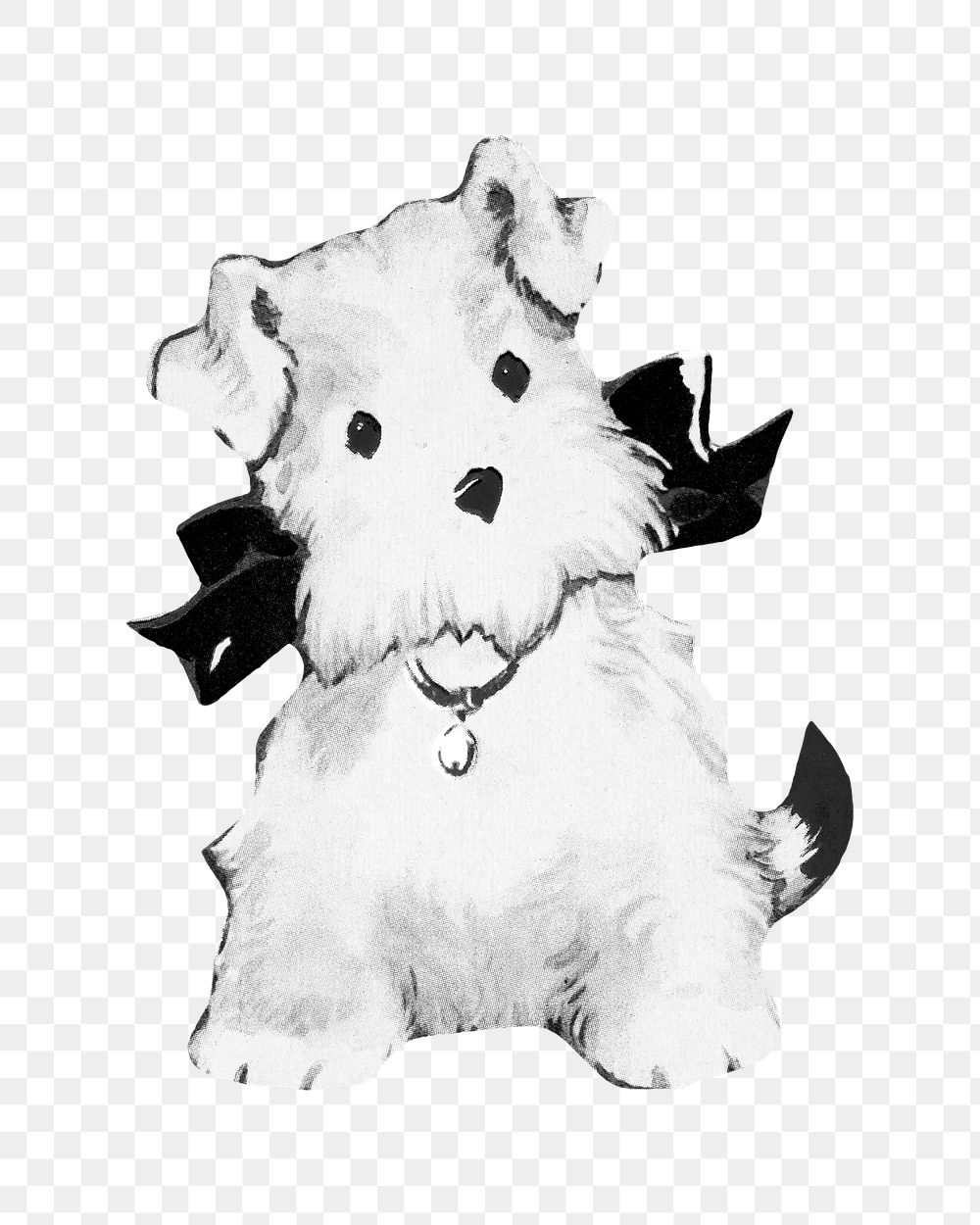 Dog png West Highland White Terrier, transparent background. Remixed by rawpixel.