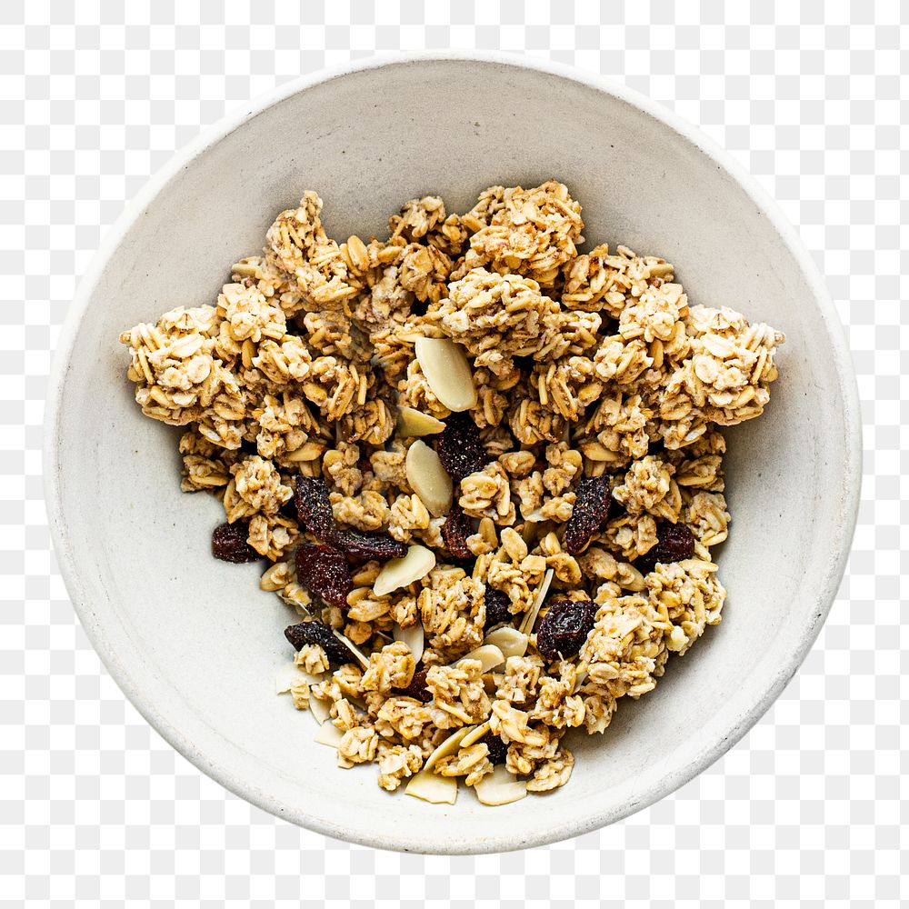 PNG Granola, collage element, transparent background