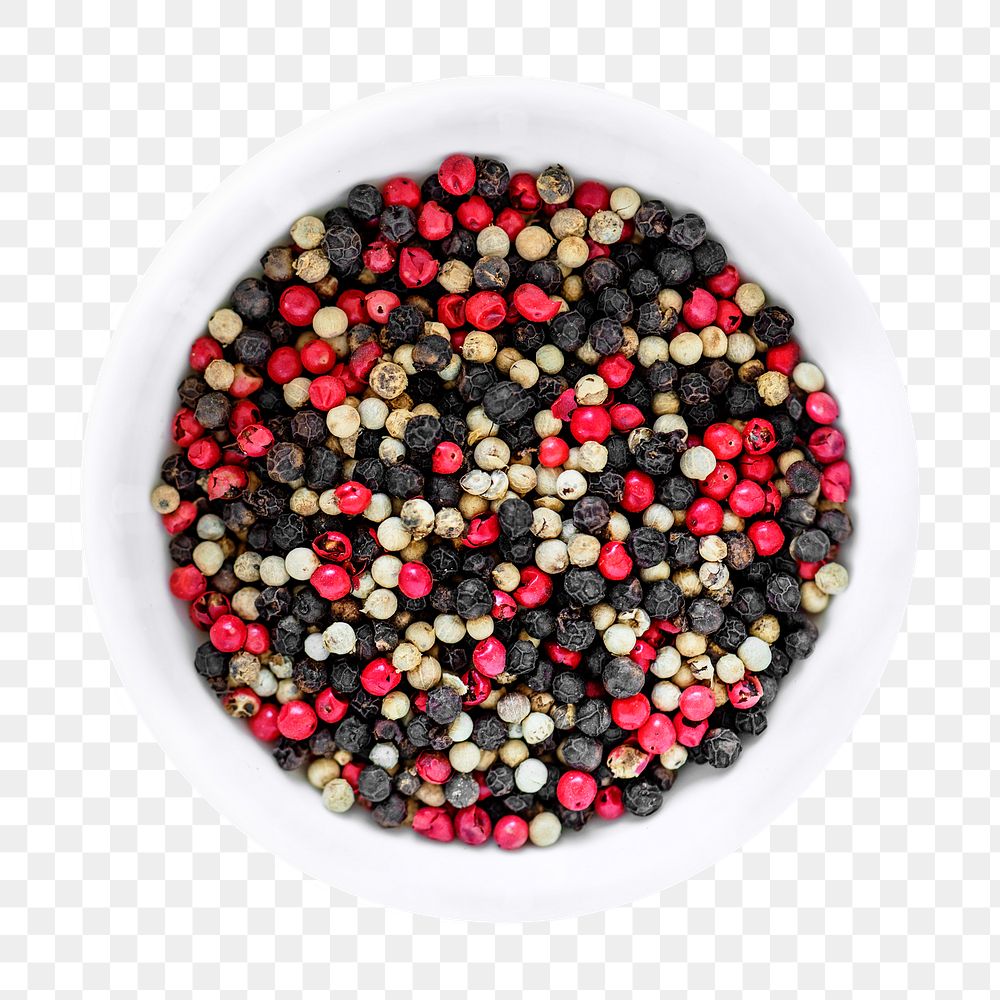 Peppercorn png food, transparent background