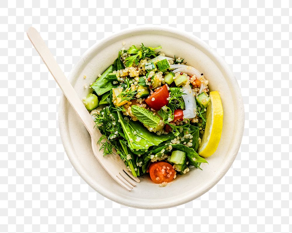 Salad png collage element, transparent background