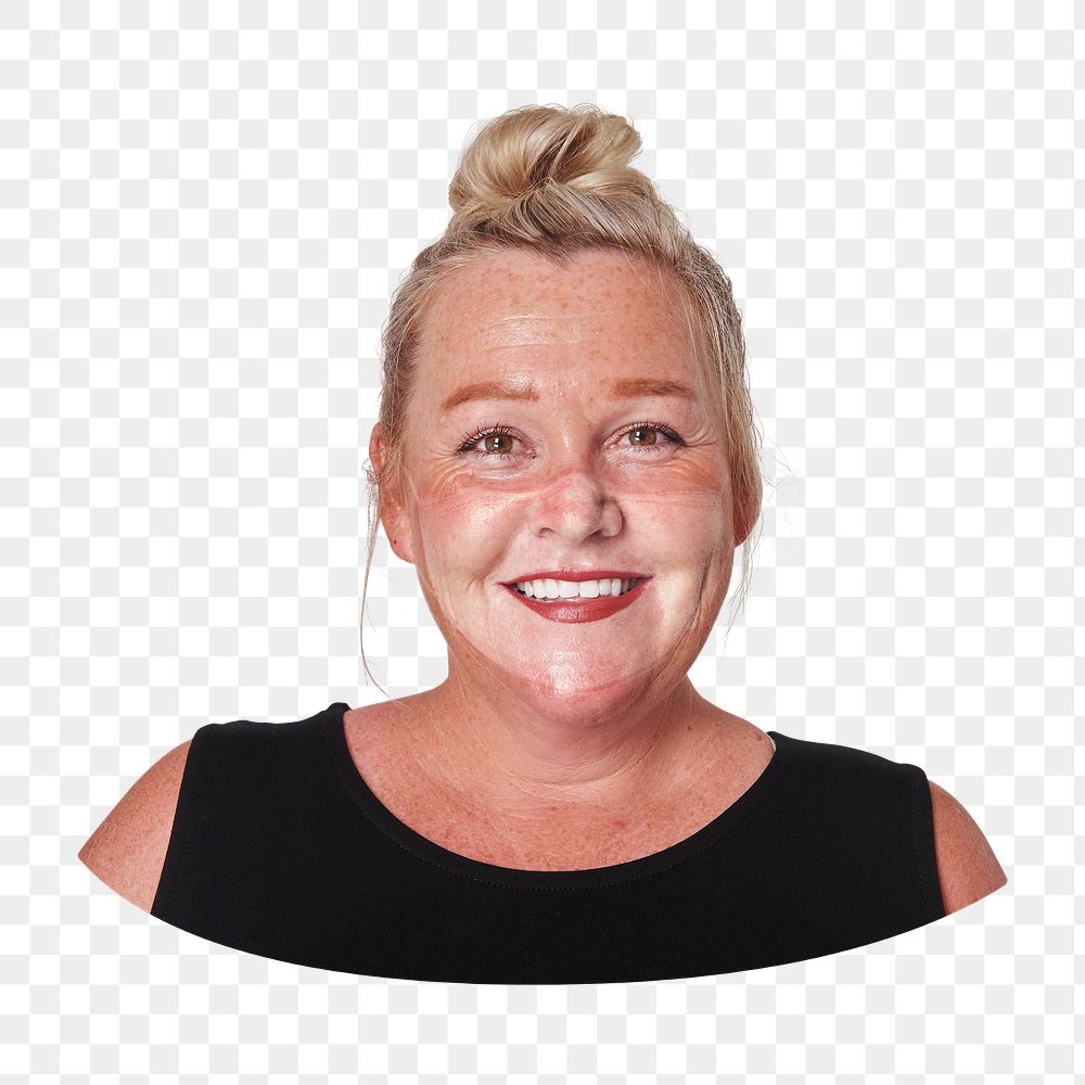 Png mask tan line, woman image on transparent background