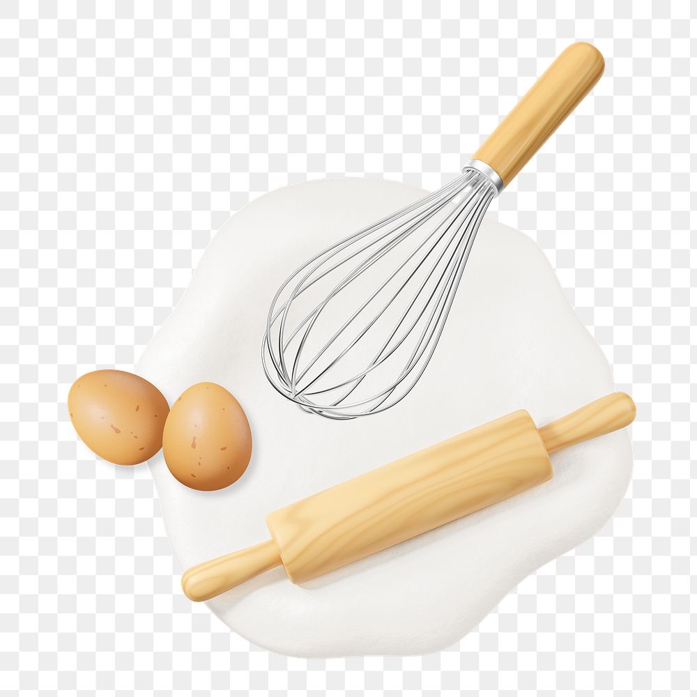 PNG 3D baking tool, element illustration, transparent background