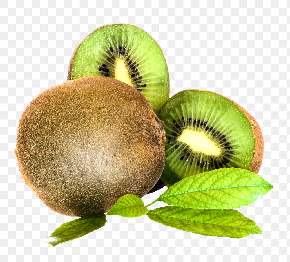 Fresh kiwi png, transparent background
