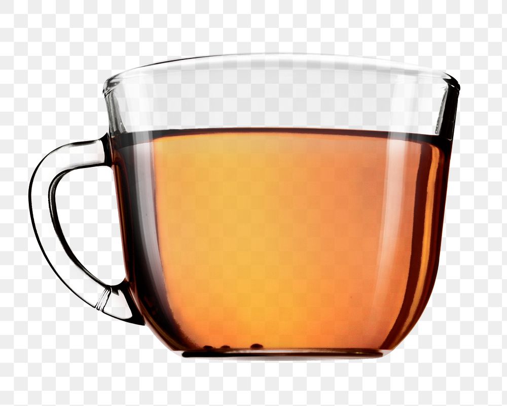 PNG tea drink, collage element, transparent background