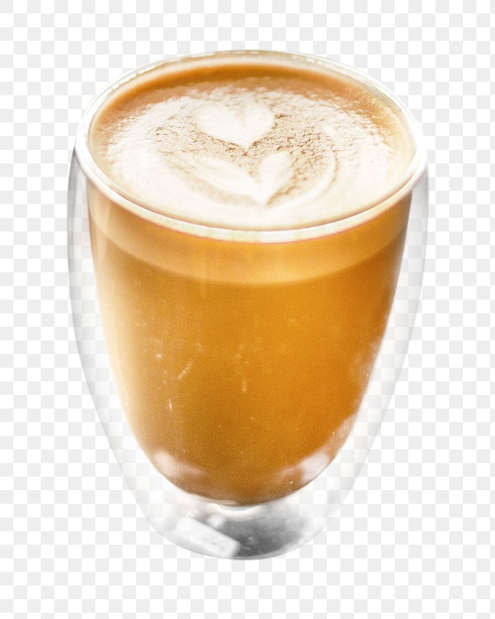 PNG Coffee latte, collage element, transparent background