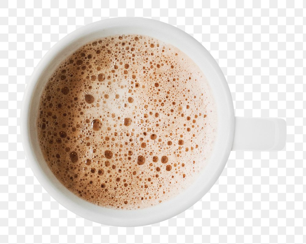 Hot chocolate png, transparent background
