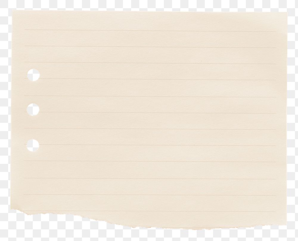 Blank white paper on the wall png collage element, transparent background