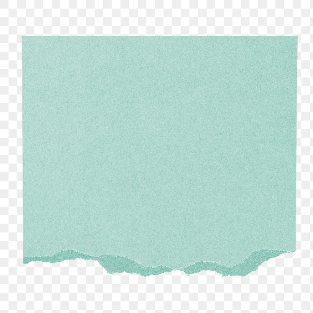 PNG square green paper element transparent background