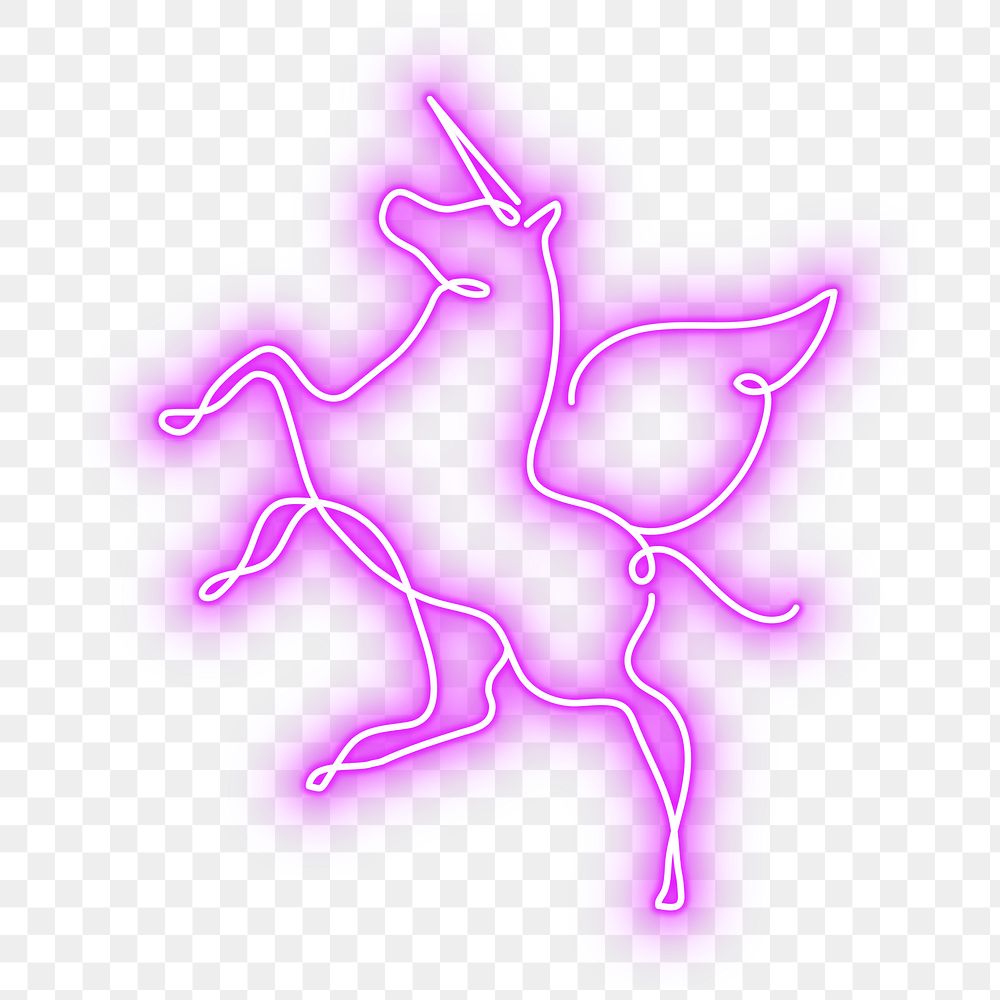 PNG neon purple woman illustration, transparent background