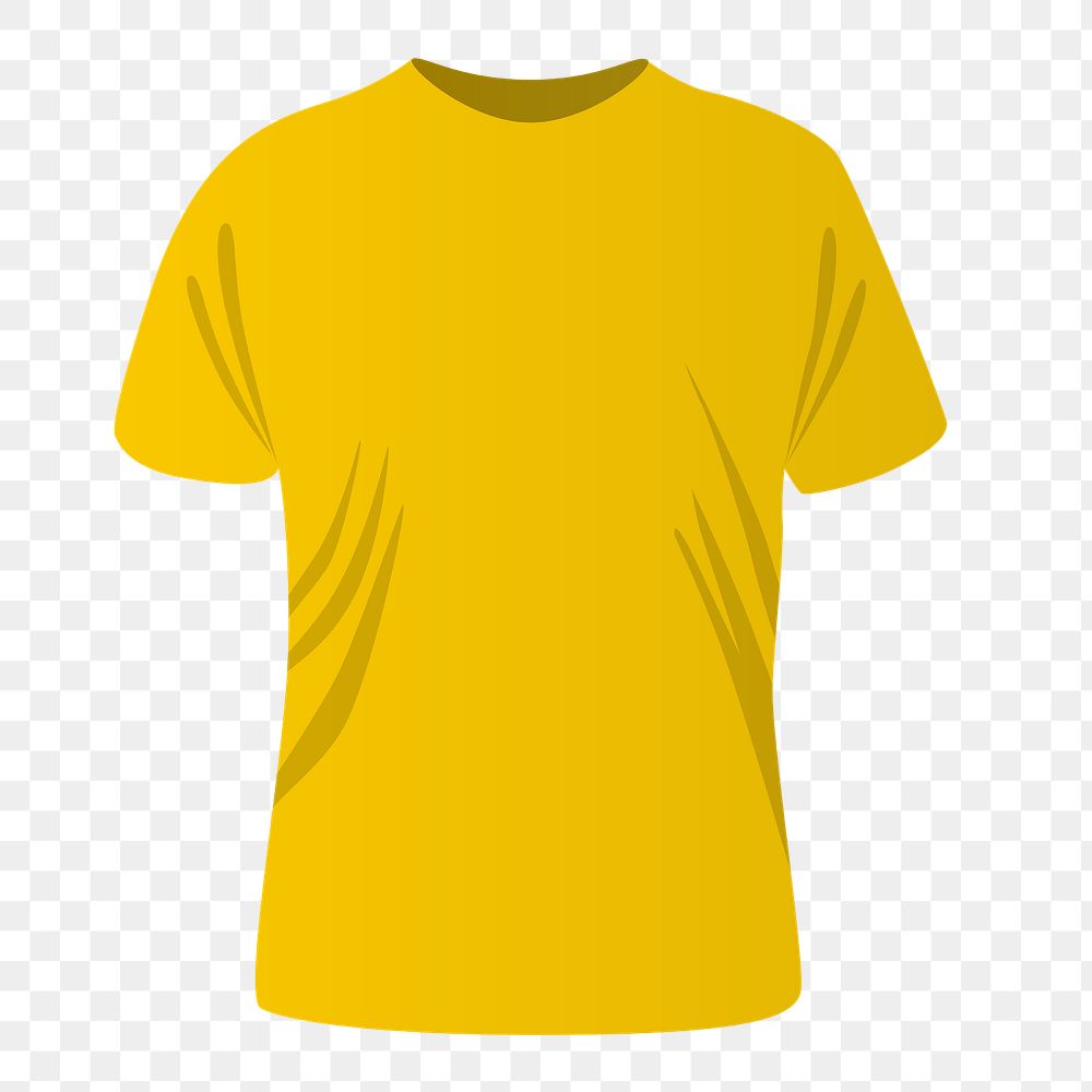 PNG Yellow T-Shirt, clipart, transparent background