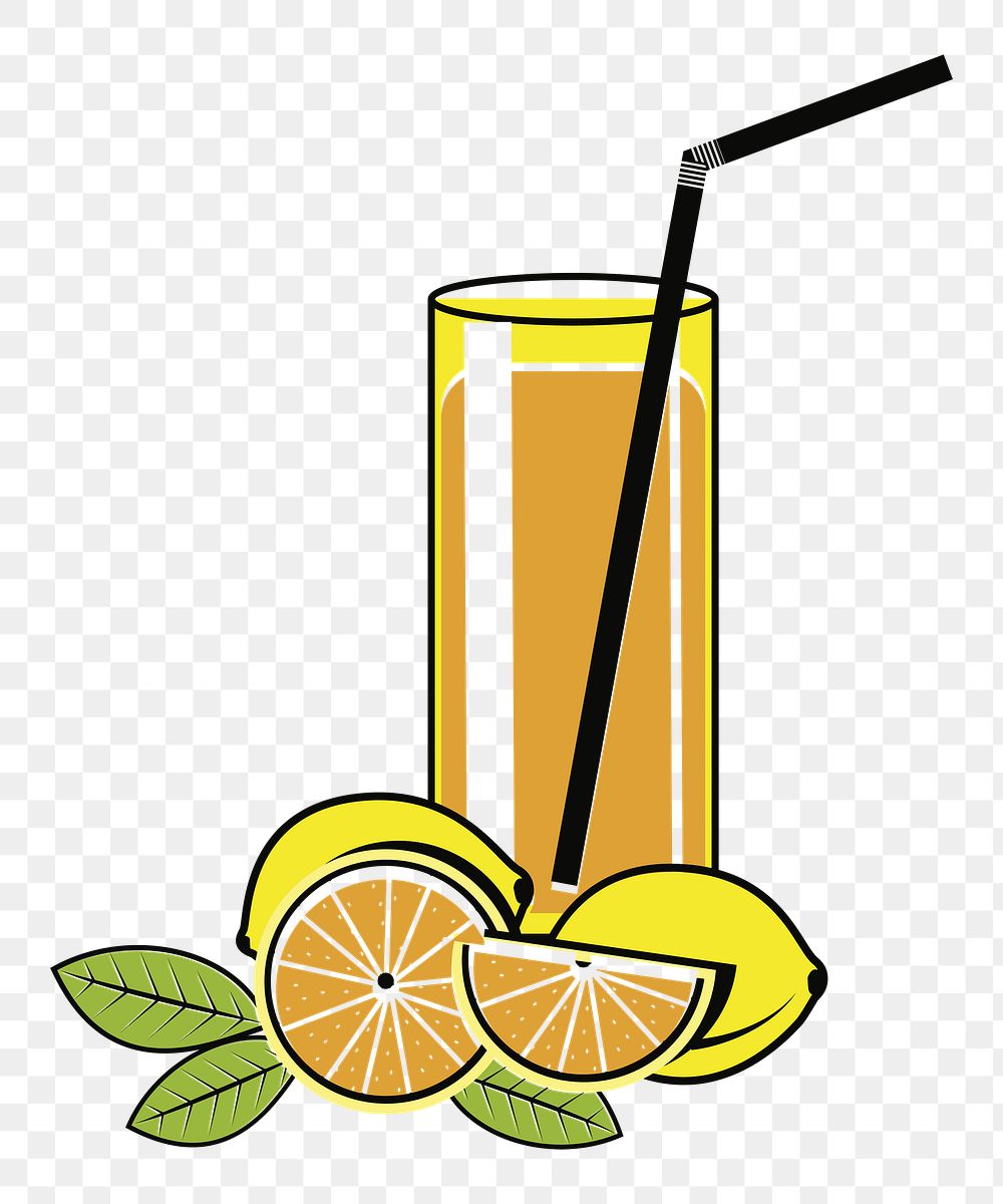 PNG Lemonade sticker, transparent background. Free public domain CC0 image.