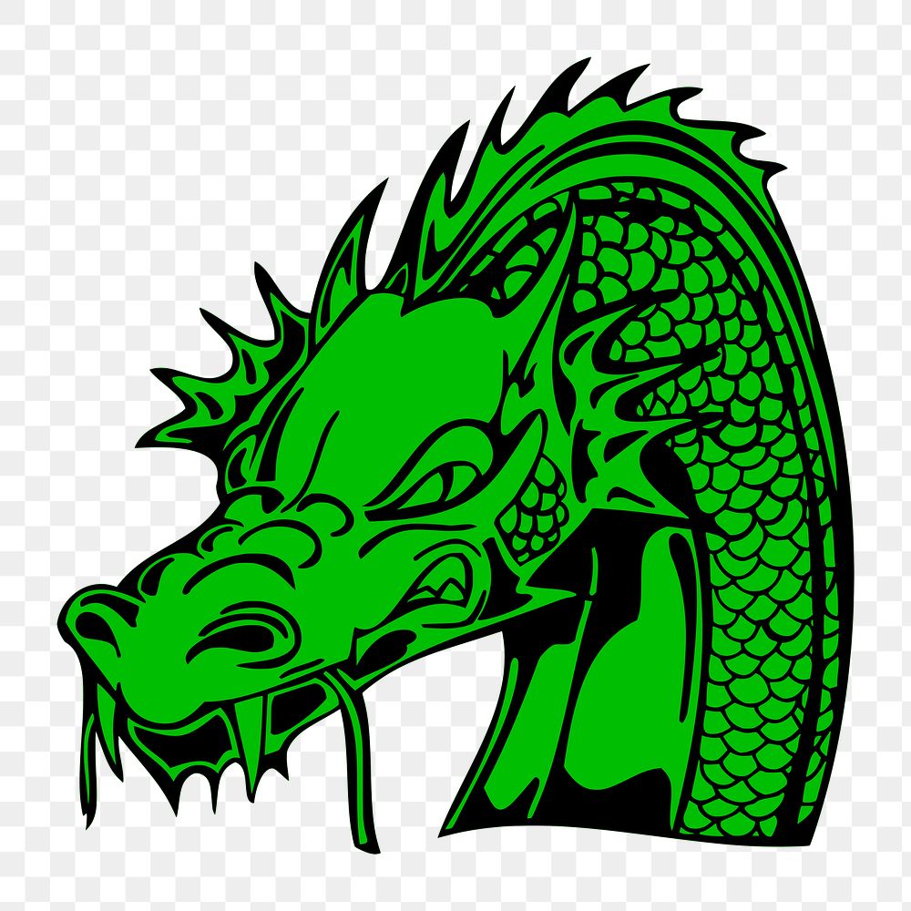 PNG Green dragon sticker, transparent | Free PNG - rawpixel