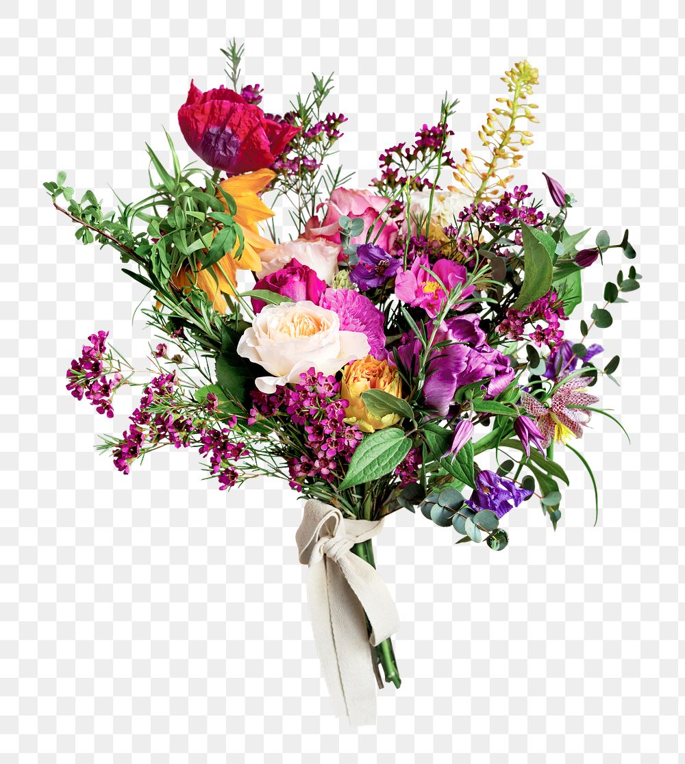 Flower bouquet png flower, transparent background