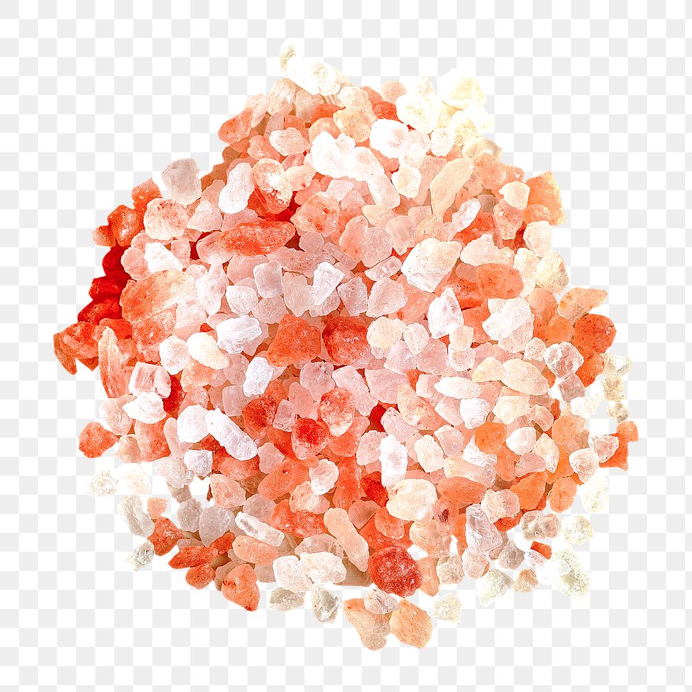 Png pink gravel, isolated object, transparent background