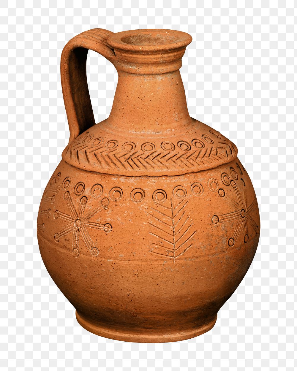 Water pot png object, transparent background