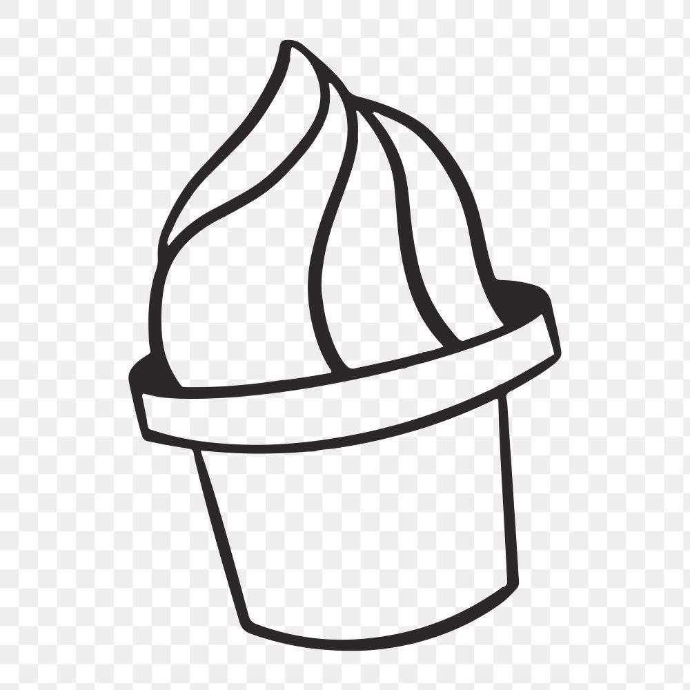 Ice cream png, retro illustration, | Free PNG - rawpixel