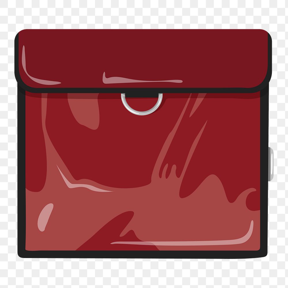 Food png delivery bag, transparent background