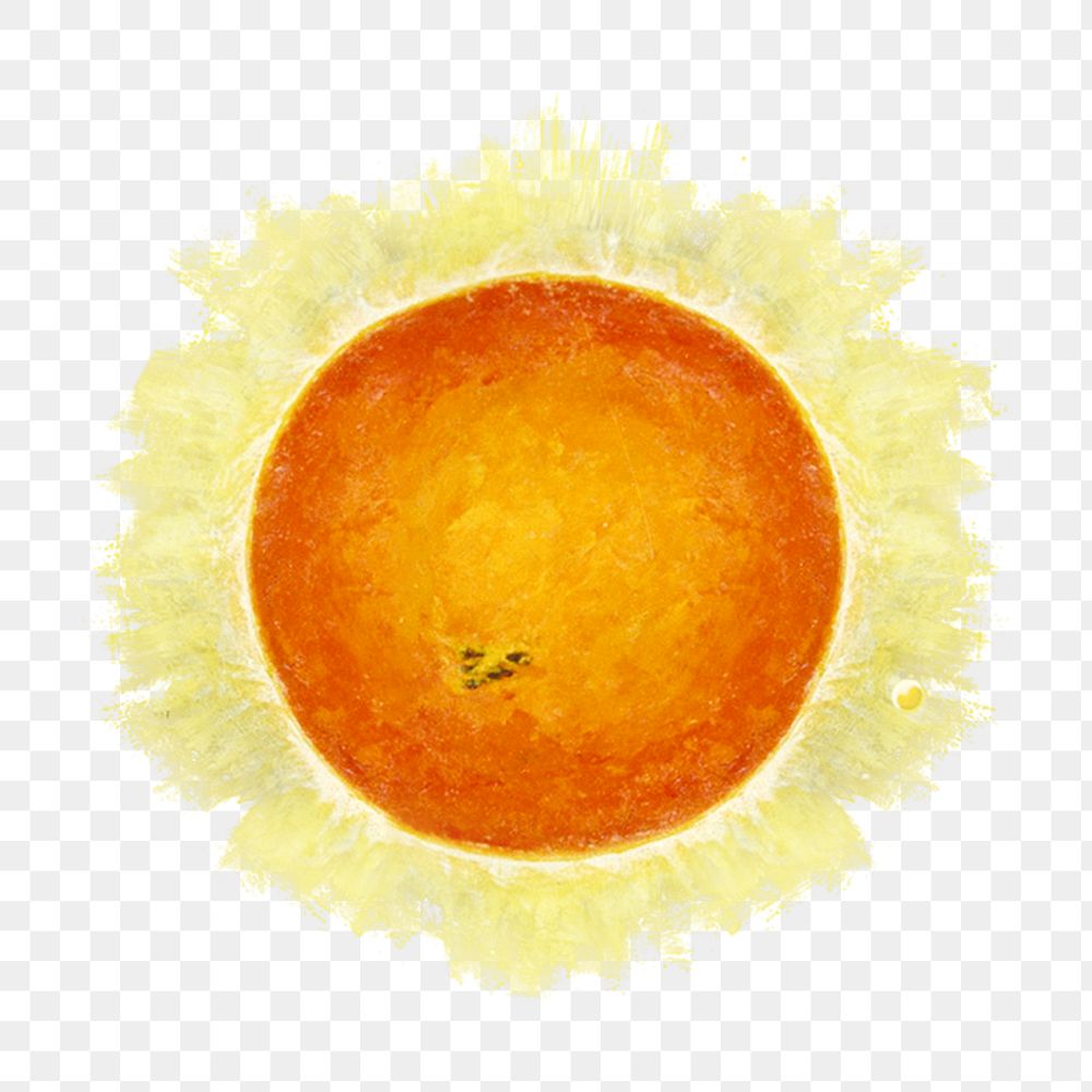 PNG The Sun planet, galaxy illustration, transparent background